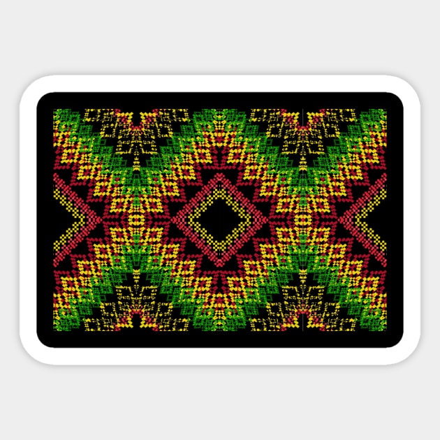 beautiful fabric pattern Sticker by noke pattern